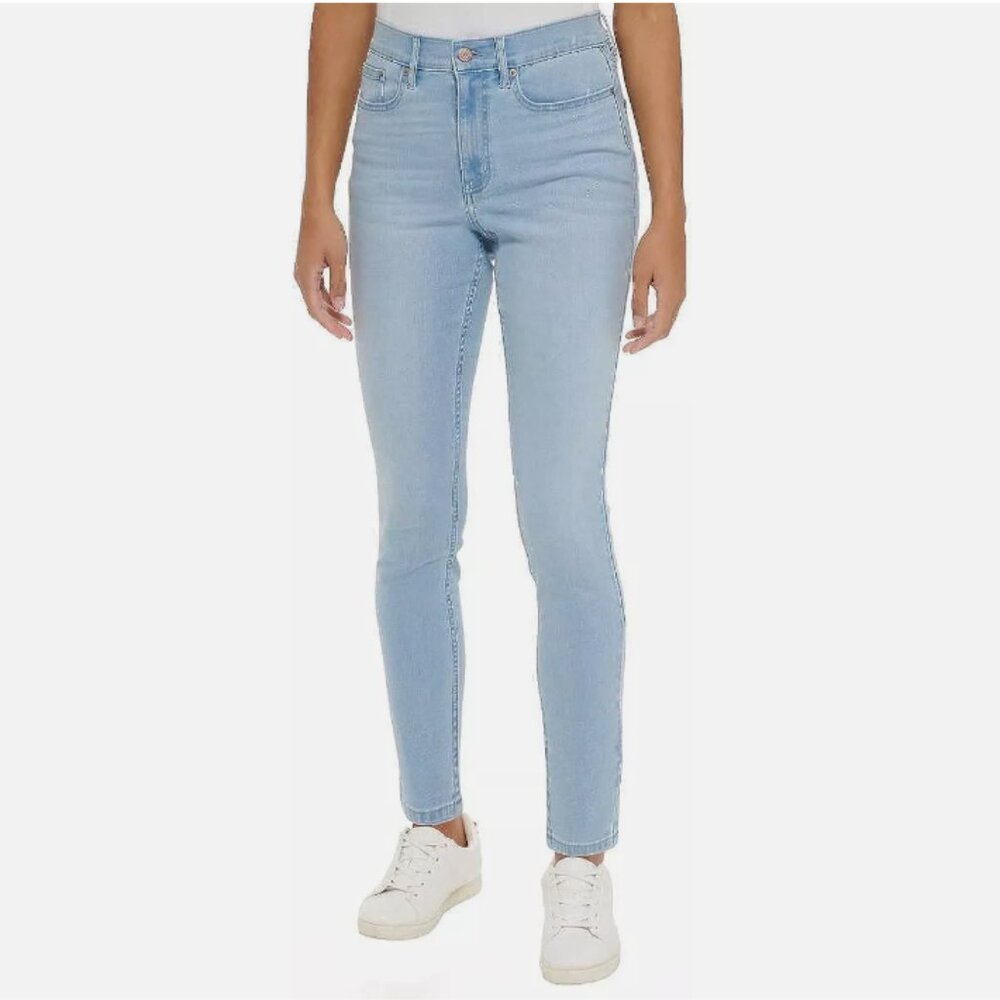 Calvin Klein Jeans Women High Rise Skinny Jean Light Blue (Marina)